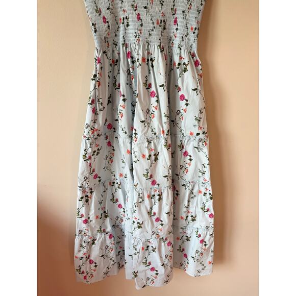 HILL HOUSE HOME Ellie Nap Dress Blue Pond Floral Print S - Picture 5 of 11